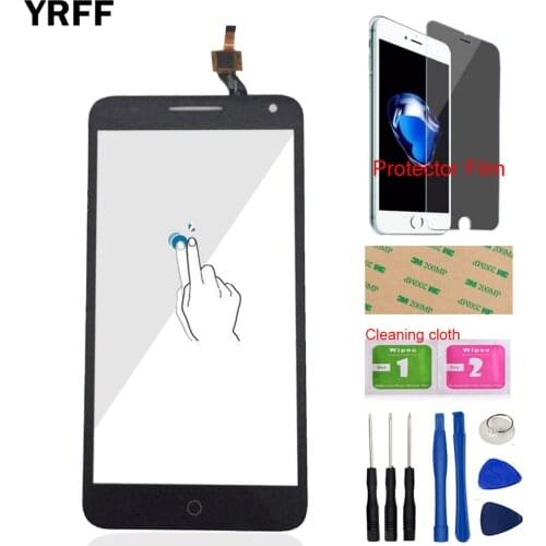 Touch Screen For Alcatel One Touch Pop 3 OT5025 5025D 5025 Touch Screen Glass Front Digitizer Panel Sensor Protector Film