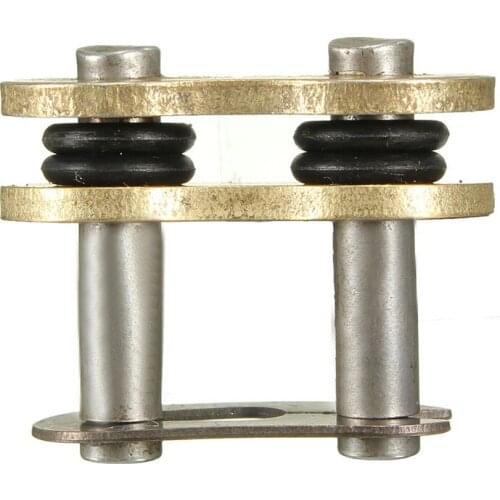 530H Heavy Duty Chain Motorbike Dirt Bike Gold Connecting Master Links with O-Ring Motor Chain Connector Joint Clip Lock For ATV