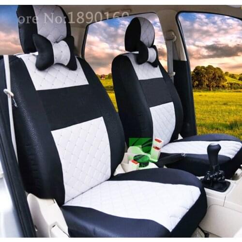 Only two front silk car seat covers For automobiles armchair covers for ford bmw renault toyota kia vw accessories car-styling