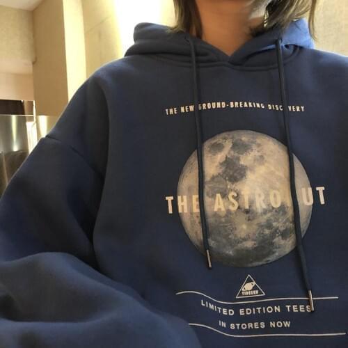 Autumn winter women clothes oversize harajuku hoodies plus velvet size sweatshirt korean style Pullovers streetwear women tops