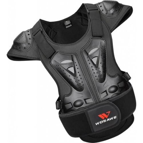 Motorcycle Armor Vest Chest Back Spine Protector Motocross Shield
