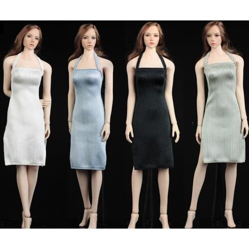 1/6 Female Professional Suit Women Jumpsuit Slit Skirt Dress V1019 For 12 Inch Action Figure Dolls