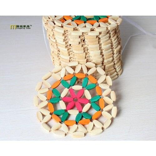 1PC Bamboo Thicken Non-slip Coaster Saucepan Cup Cushion Multifunction Holder Home Dining Room Decor Placement Insulation LB 258