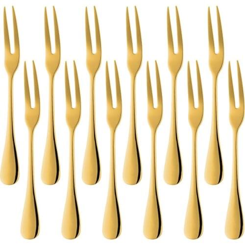 1 Pcs Fruit Fork Stainless Steel Flatware Fruit Fork Birthday Party Fruit Fork Snack Dessert Fork Kitchen Tool