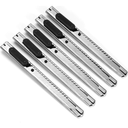 2Pcs/Set Rustless Alloy steel Snap-off Blade Utility Knife Stationery Paper Jewelry Making Knife Diy Art Cutter Tools Supplies