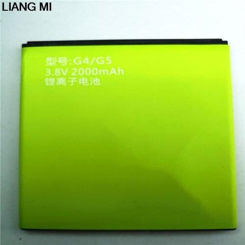 2000mAh G4/G5 Battery For JIAYU G5 G5S G4 G4C G4T Mobile Phone Bateria Batteri Batterie De batterij with phone holder