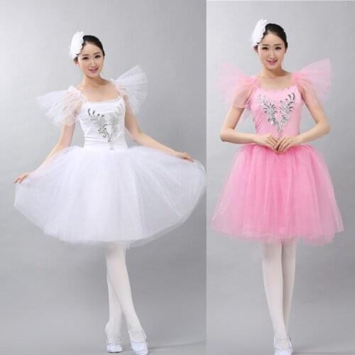 2017 Adult Professional Tutu Ballet Costumes White Adulto Swan Lake Dance Dress Costume Hard Organdy Platter Skirt 6 layers