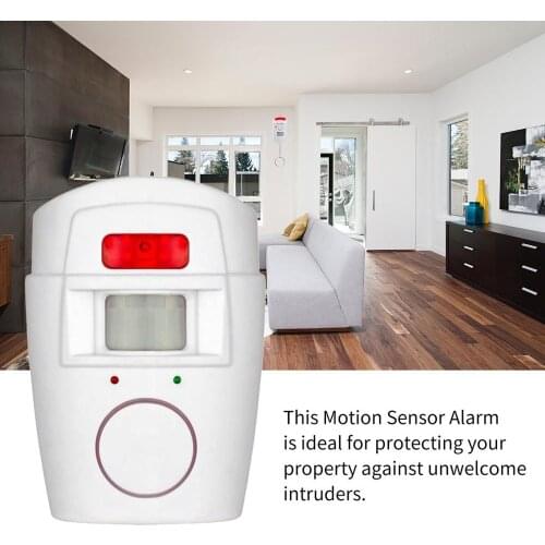 Wireless PIR Motion Sensor Detector Alarm With 2 Remote Controls Door Window For Home Shed Garage Carvan Alarm Security System