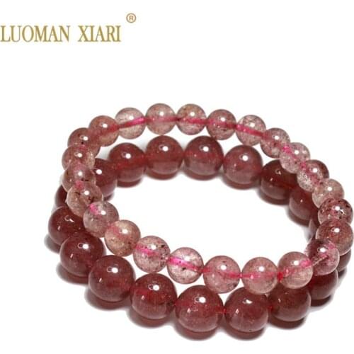 Fine Natural Stone Bracelet Amethyst Lapis Lazuli Tourmaline Citrine Round Natural Gemstone Beads Bracelet For Women 6mm 8mm