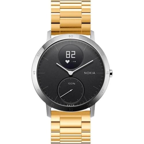 Stainless Steel Quick Release Wrist Bands Belt Watch Strap for Nokia Withings Steel HR ND998