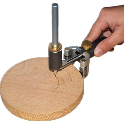 Wood Scribe Tool Wheel Marking Gauge Sliding Mark Scraper Adjustable Linear Arc Dual-purpose Scriber Parallel Line Drawing Tool