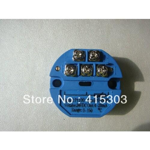 0-150C Temperature range 0.2% Pt100 Transmitter with 4-20mA output