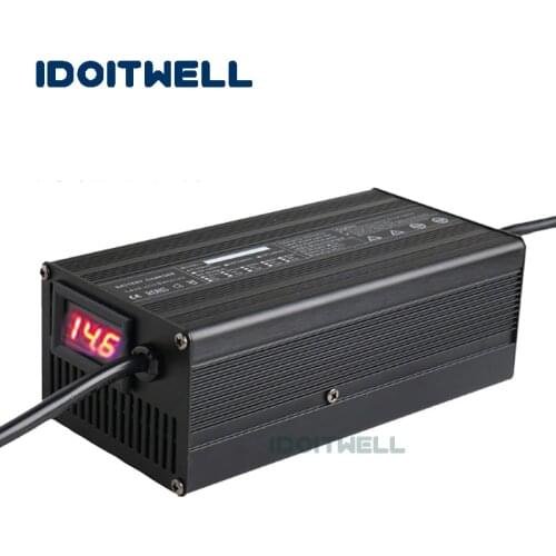 Custom Professional battery charger 12V 23A 24V 15A 36V 10A 48V 8A 60V 6A 72V 5A Automatic batteries charger with led display