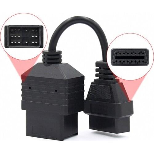 The Cable 17pin for Toyota To OBD2 16Pin Connector