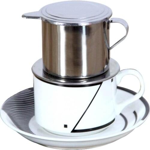 50/100ml Vietnam Style Stainless Steel Coffee Drip Filter Maker Pot Infuse Cup Coffee Filter Portable Tea Holder Tea Infuser