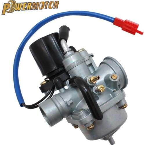 Motorcycle PZ19 19mm Carburetor with Electric Choke forYamaha 2 Stroke 50cc 70cc 90cc Jog ATV Scooter Quad Go-kart Moped