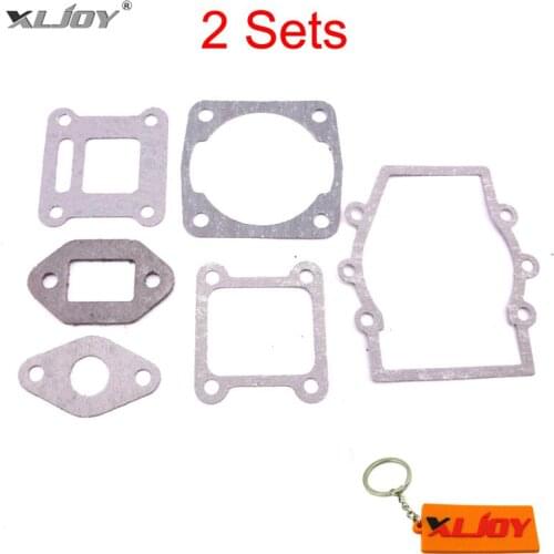 2 sets Engine Gasket Set Kit For 2 Stroke 47cc 49cc MiniMoto Mini Dirt Pit Pocket Bike Moto Bike Mini ATV Quad Motorcycle