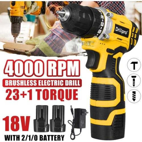 18V Mini Electric Screwdriver Mini Wireless Driver With Lithium-Ion Battery Cordless Drill Home DIY Power Tools