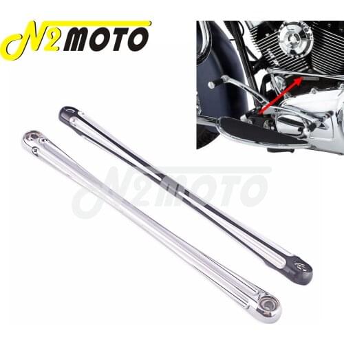 Motorcycle Aluminum Gear Shift Shifter Rod Linkage Rearset Footpegs For Harley Touring Softail Street Glide Road King 1986-2018