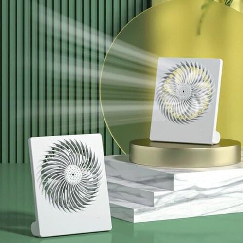 USB Rechargeable Air Circulation Mini Table Fan with Aromatic Tank, Rechargeable Battery Mini Desk Fan Strong Wind