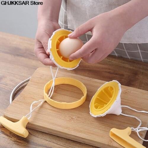 NEW Portable Throw Egg Scrambler Golden Egg Yolk Shaker Mixer Scramble Eggs Kitchen Cooking Tool