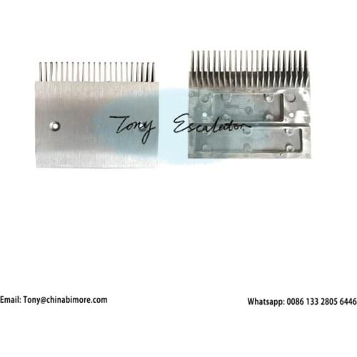 50644838 Escalator Comb Plate Aluminum L205.5mm W181.42mm Hole Space 145mm LEFT 22Teeth