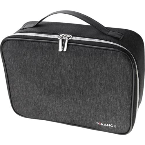 Make-up Storage Bag, Toiletry Bag Organizer with Removable Mirror