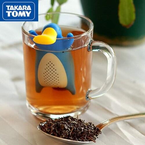 TAKARA TOMY Pokemon Platypus Tea Infuser Food Grade Silicone Tea Strainer Creative Cute Tea Strainer Cute Cartoon Tea Holder