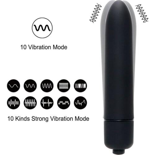 10 Speed Mini Bullet Vibrator G Spot Vibration Waterproof Clitoris Stimulator Dildo Vibrator Sex Toys for Woman Sex Products