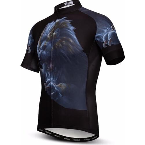 Weimostar Summer MTB Bike Jersey Men Pro team Racing Cycling Jersey Quick Dry Bicycle Jersey Shirt Maillot Cicismo Black