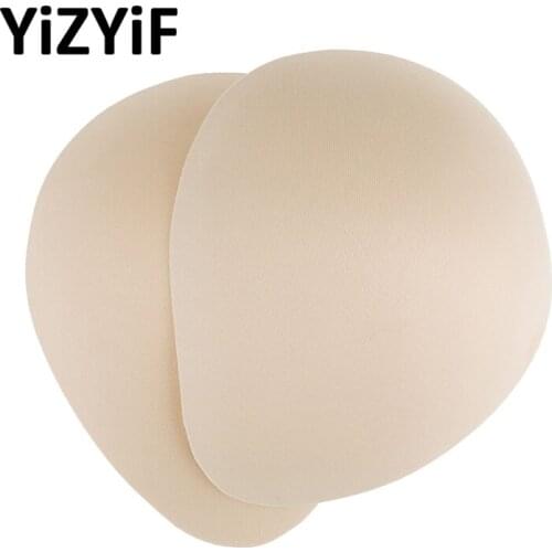 1Pair Sponge Bra Padding Insert Swimsuit Breast Push Up Bra Pads Insert Breast Enhancer Chest Cups Women Intimates Accessories