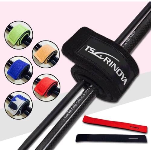 1PCS Fishing Rod Velcro Strap Fixing Belt Sling Fastener Hook And Loop Tie Fishing Rod Strapping Outdoor Fishing Tools