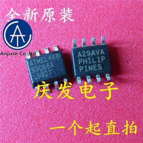 10 PCS 100% orginal new 100% quality real stock new and original AT93C66A - 10 sq - 2.7 AT93C66A SOP8