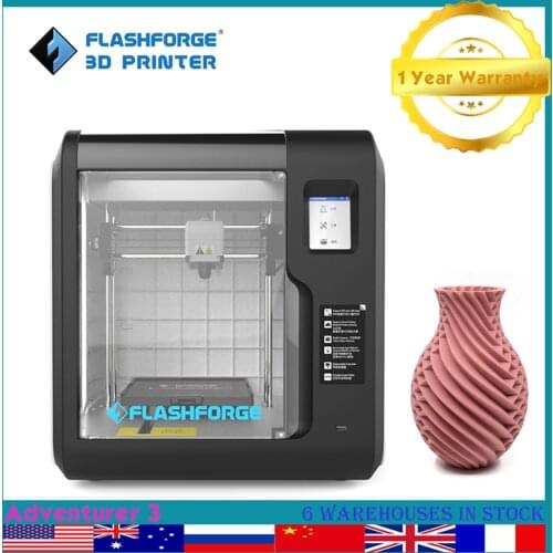 Flashforge Adventurer 3 Printer 3d with Webcam High Precision Auto Leveling Feed-off Reminder Cloud Printing 3d Printer Kit