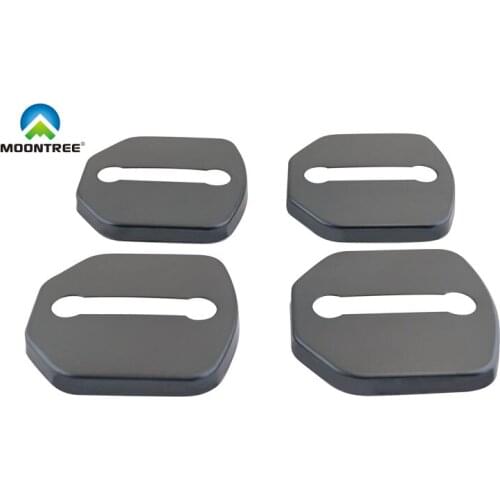 4 x Black for Ford Fiesta Focus Mustang Edge Taurus Car Door Lock Cover case sticker