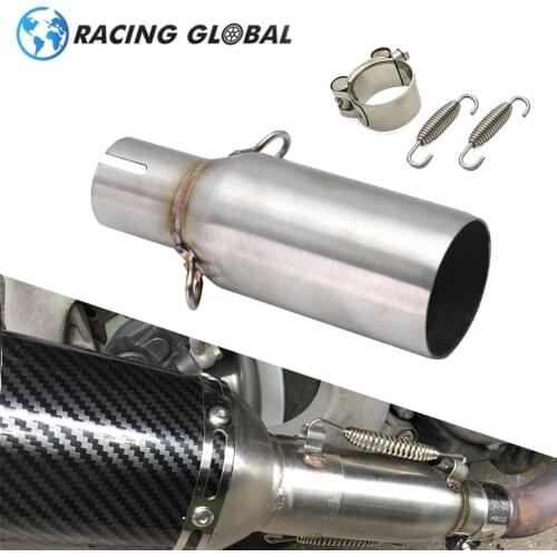 ALCON-For Piaggio BEVERLY 125/300 MP3 125/250/300 X10 125 Motorcycle Exhaust Middle Pipe Stainless Steel Sand Surface
