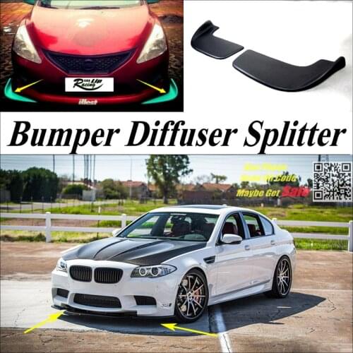 Car Splitter Diffuser Bumper Canard Lip For BMW 5 M5 E28 E34 E39 E60 E61 Tuning Body Kit / Deflector Car Fin Chin Reduce Body