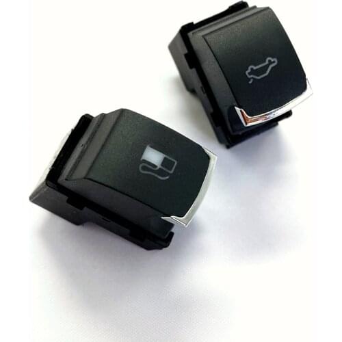 RWSYPL Car Fuel Tank Door Release Switch Button & Trunk Switch Plating For Golf 4 MK4 Passat B5 Bora 3BD 959 833 3BD 959 831