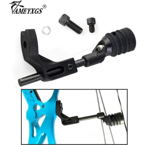 1pc Archery Compound Bowstring Stabilizer Bow String Damping Stopper Shooting Balance Rod Shock Absorber For Hunting Accessories