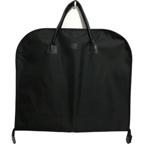 Black Dustproof Hanger Cover Storage Bags Coat Clothes Garment Suit Dust Cover Dust Bags Protector Organization FC62