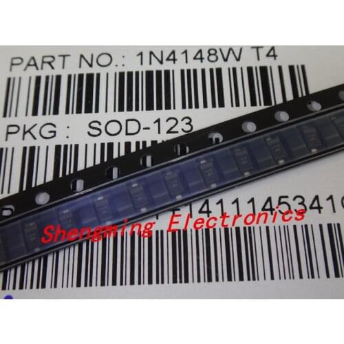 1000pcs 1206 1N4148W T4 SOD-123 Switching Diode