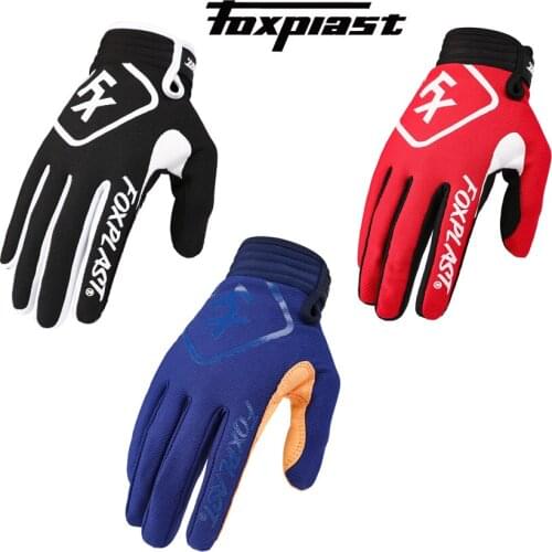 2021 Foxplast Breathable Motorcycle Gloves Full Finger Outdoor Bicycles Racing Car Motocross Gloves Unisex MTB MX DH Gloves