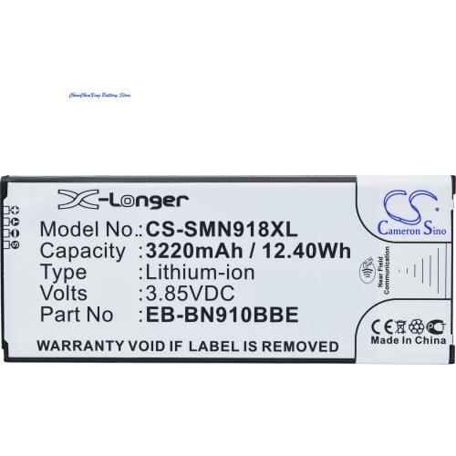 Cameron Sino 3220mAh Battery EB-BN910BBE for Samsung Galaxy Note 4,N910A,N910C,N910G,N910H,N910I,N910K,N910L,N910M,N910S,N910T
