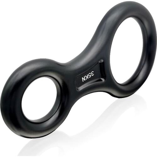 Figure 8 Word Rock Climbing Descender Downhill Ring With Aluminum Alloy Max Capacity 35KN