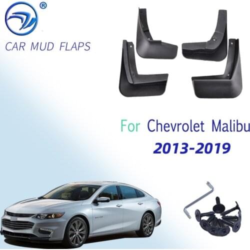 Molded Mud Flaps For Chevrolet Malibu 2013-2019 Mudflaps Splash Guards Front Rear Mud Flap Mudguards Fender Kit