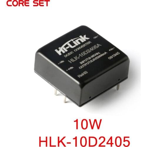 HLK-10D2405 DC Power Supply Module 24VDC 5V 10WDC DC DC Voltage Stabilizing 4:1 Wide Voltage Input Power Supply Module