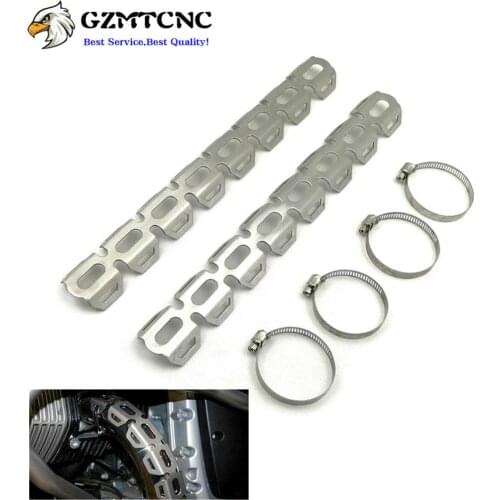 Manifolds Exhaust Shield Protector Cover Heat Protection Anti Scald For BMW F800GS F650GS F700GS F800GT R1200GS ADV LC