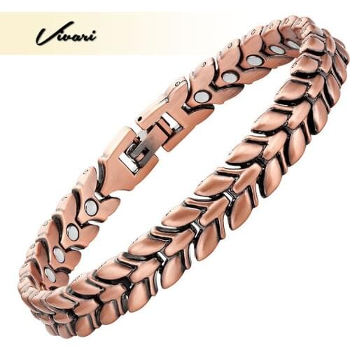 Vivari Womens Healing Fashion Magnetic Bracelet Luxury Bracelets&Bangle Chain Health Care Elements Bio Energy Best Lovers Gift