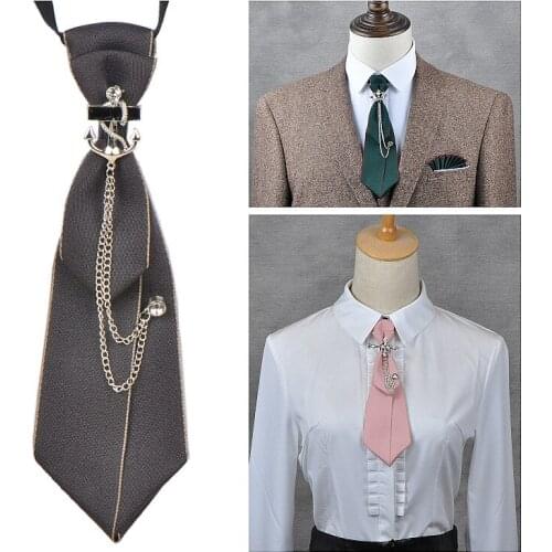 High-end Handmade Rhinestone Bow Tie Fashion Womens College Uniform Shirt Bowtie Business Gifts for Men Wedding Accessories Ties