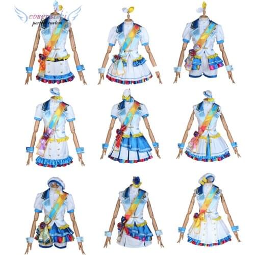 Lovelive Rainbow Rose Yuki Asaka Karin Konoe Kanata Nakasu Kasumi Shizuku Osaka Shizuku Carnaval Halloween Christmas Costume